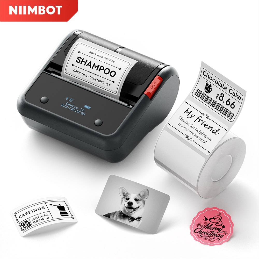 Commercial Printing Paper - Niimbot B3S беспроводной принтер этикеток 3-дюймовый