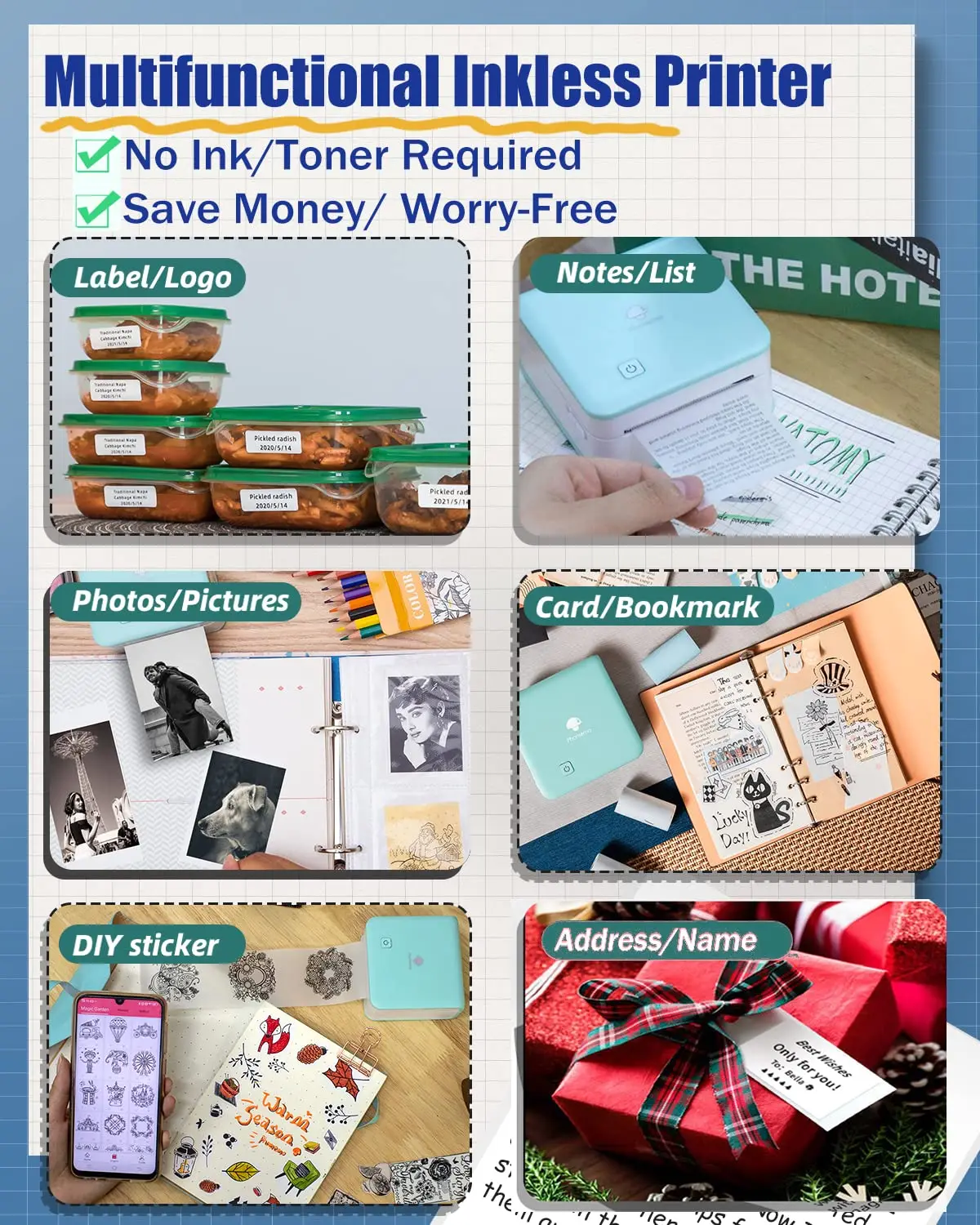 Миниатюрный портативный принте – обзор и цена Commercial Printing Paper