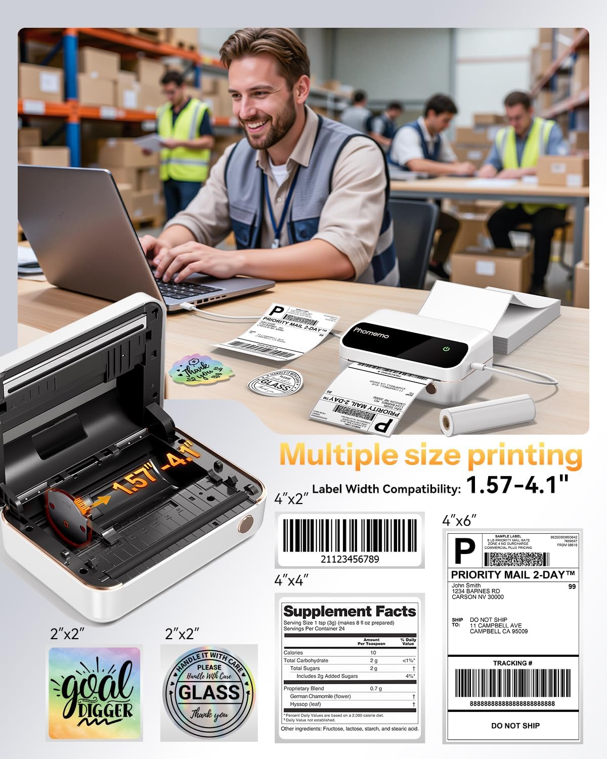 Беспроводной Bluetooth-термопр – обзор и цена Commercial Printing Network